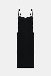 POLYAMIDE MIDI DRESS