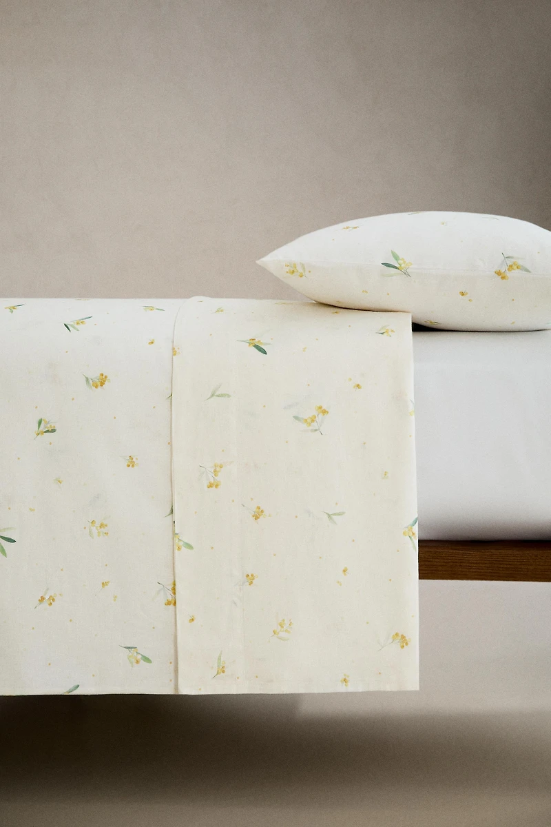 LINEN AND COTTON MIMOSA DUVET COVER