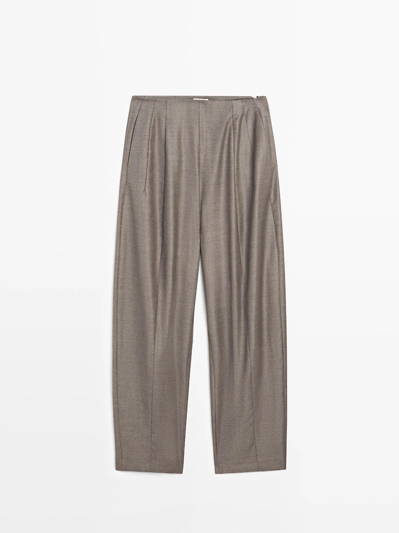 Tailored balloon fit trousers - LIMITED
