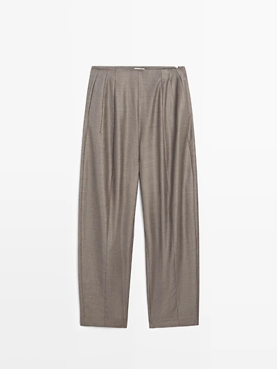 Tailored balloon fit trousers - LIMITED