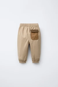 COLOR BLOCK JOGGER PANTS