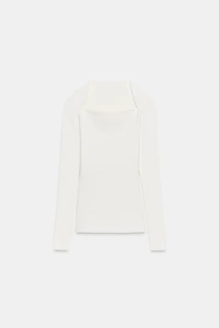 RIB LONG SLEEVE T-SHIRT