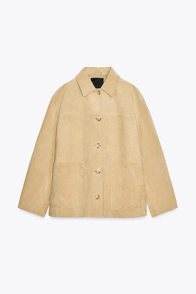 VESTE EN CUIR DAIM ZW COLLECTION LIMITED EDITION