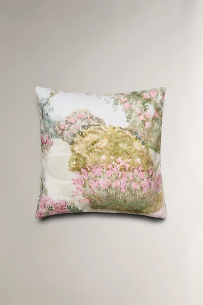BUSH PRINT THROW PILLOW COVER