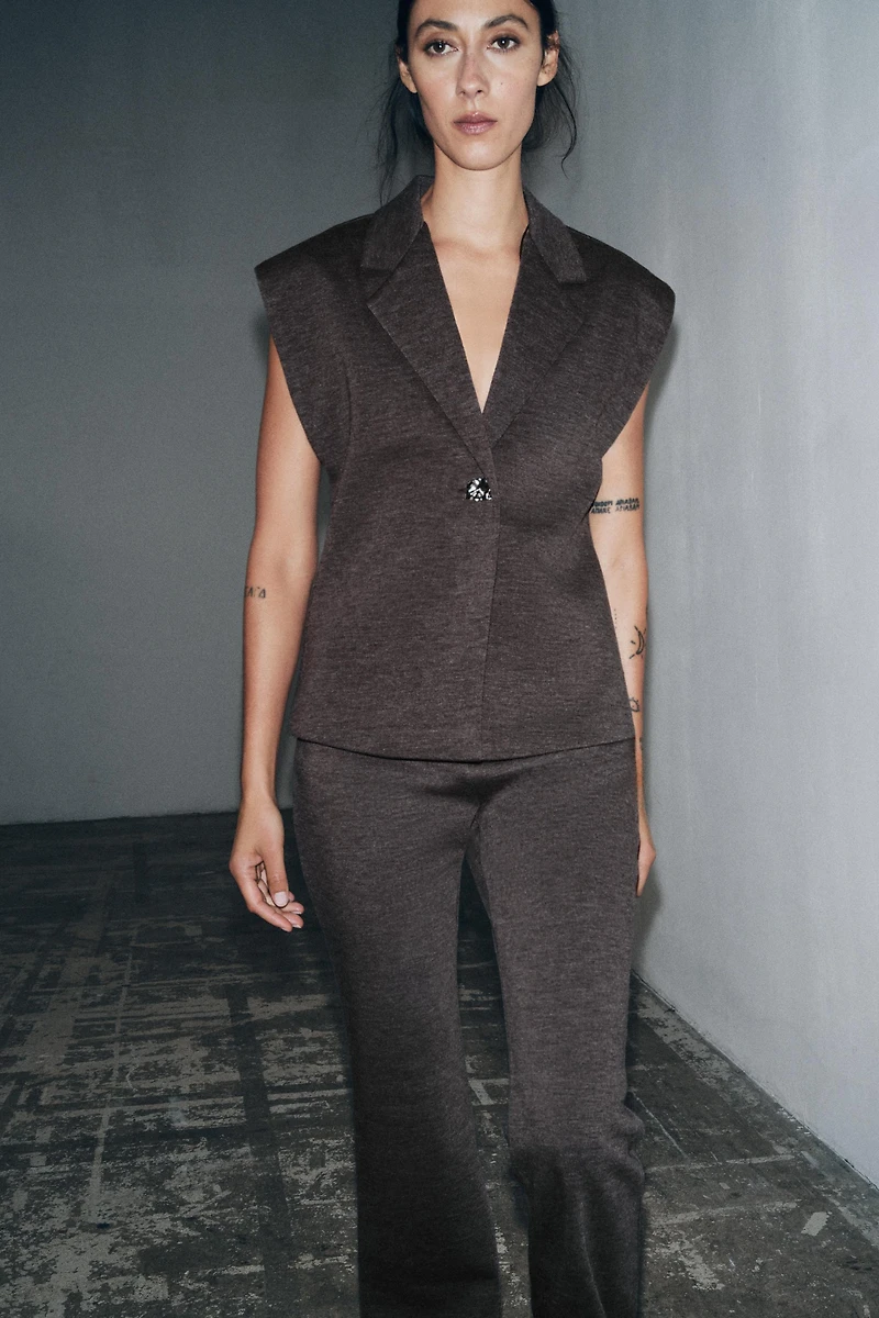 GILET À BOUTON