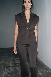 GILET À BOUTON