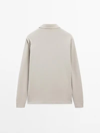 Polo effet usé 100 % coton