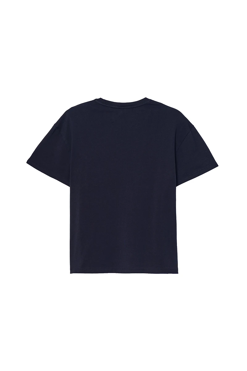 T-SHIRT COURT FIT INSCRIPTION AMOUR