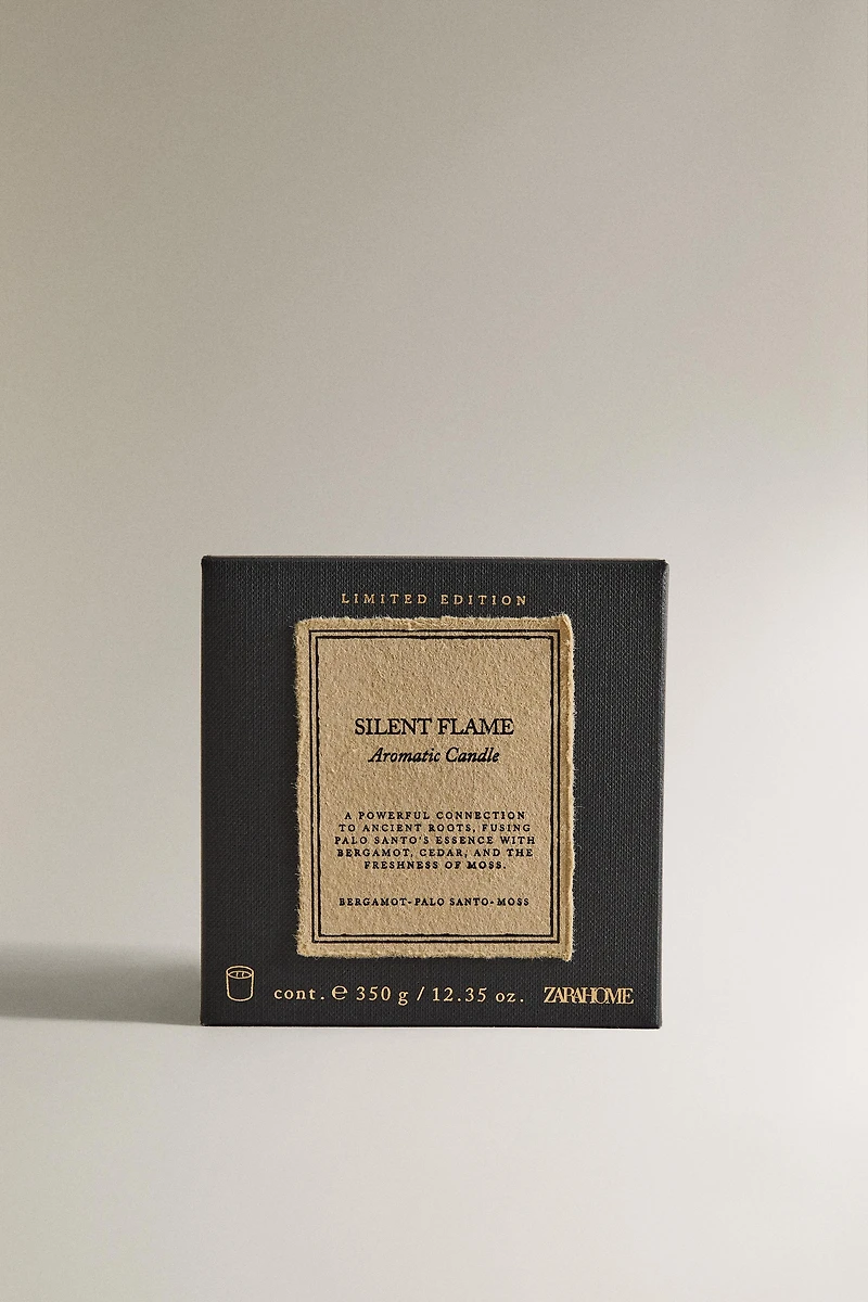 (350 G) SILENT FLAME SCENTED CANDLE