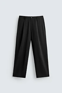 PLEATED FLOWY PANTS
