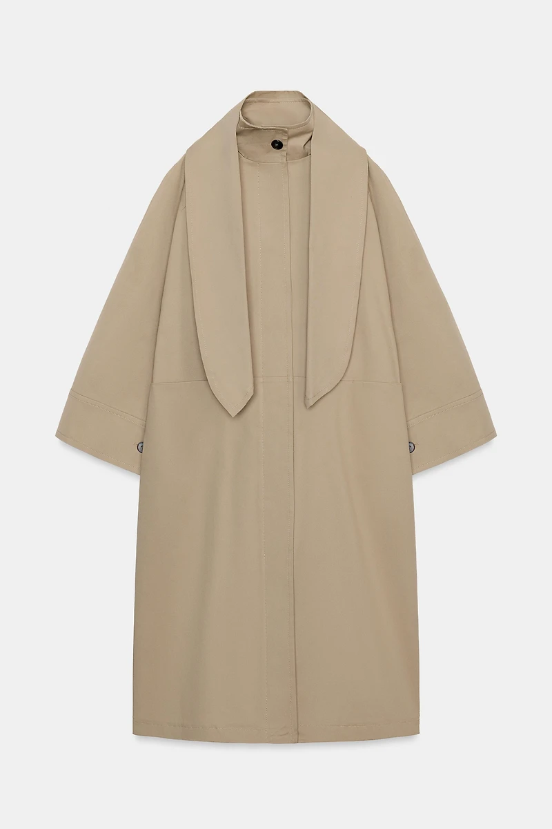 TRENCH OVERSIZE FOULARD ZW COLLECTION ÉDITION LIMITÉE