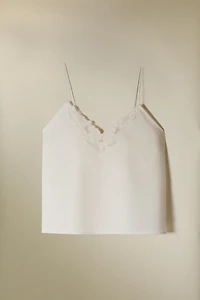 COTTON TOP WITH EMBROIDERY