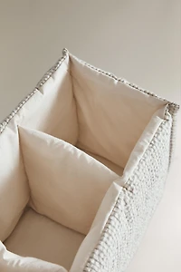 GINGHAM BABY CLOTHES ORGANIZER