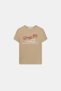 SHORT SLEEVE T-SHIRT WITH TEXT