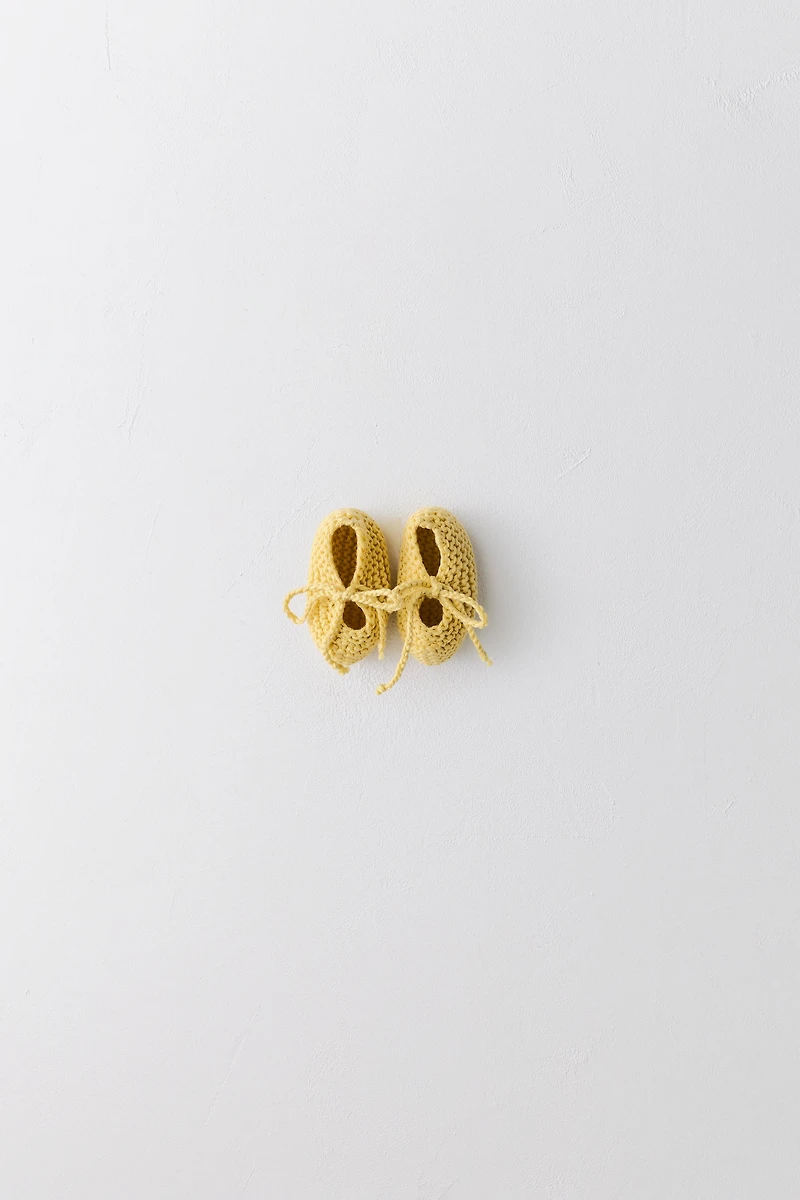 LIMITED EDITION COTTON KNIT BOOTIES