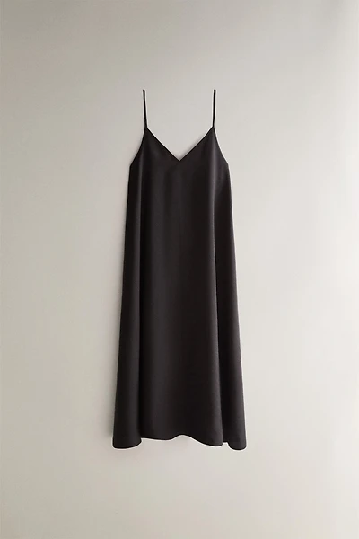 SATIN BEACH DRESS