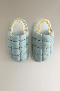 CHILDREN'S QUILTED MULE SLIPPERS