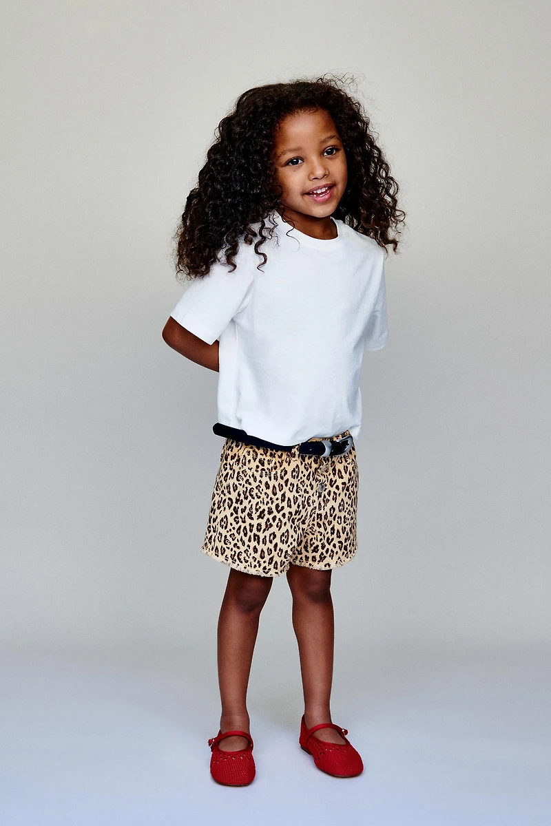 ANIMAL PRINT SHORTS