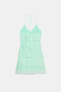 RUFFLED MINI DRESS