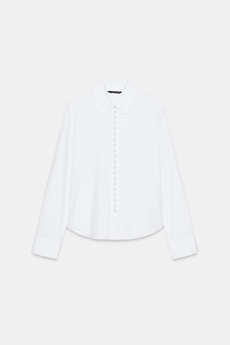 PEARL POPLIN SHIRT