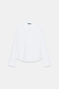 PEARL POPLIN SHIRT