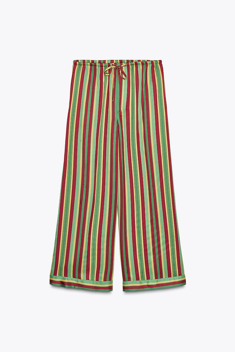 STRIPED PAJAMA PANTS ZW COLLECTION