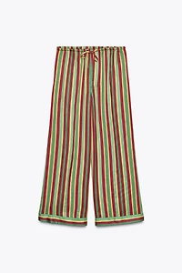 STRIPED PAJAMA PANTS ZW COLLECTION