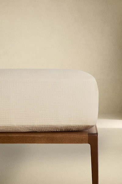 CREPE FITTED SHEET