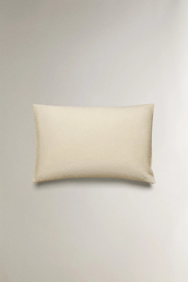 TEXTURED COTTON PILLOWCASE
