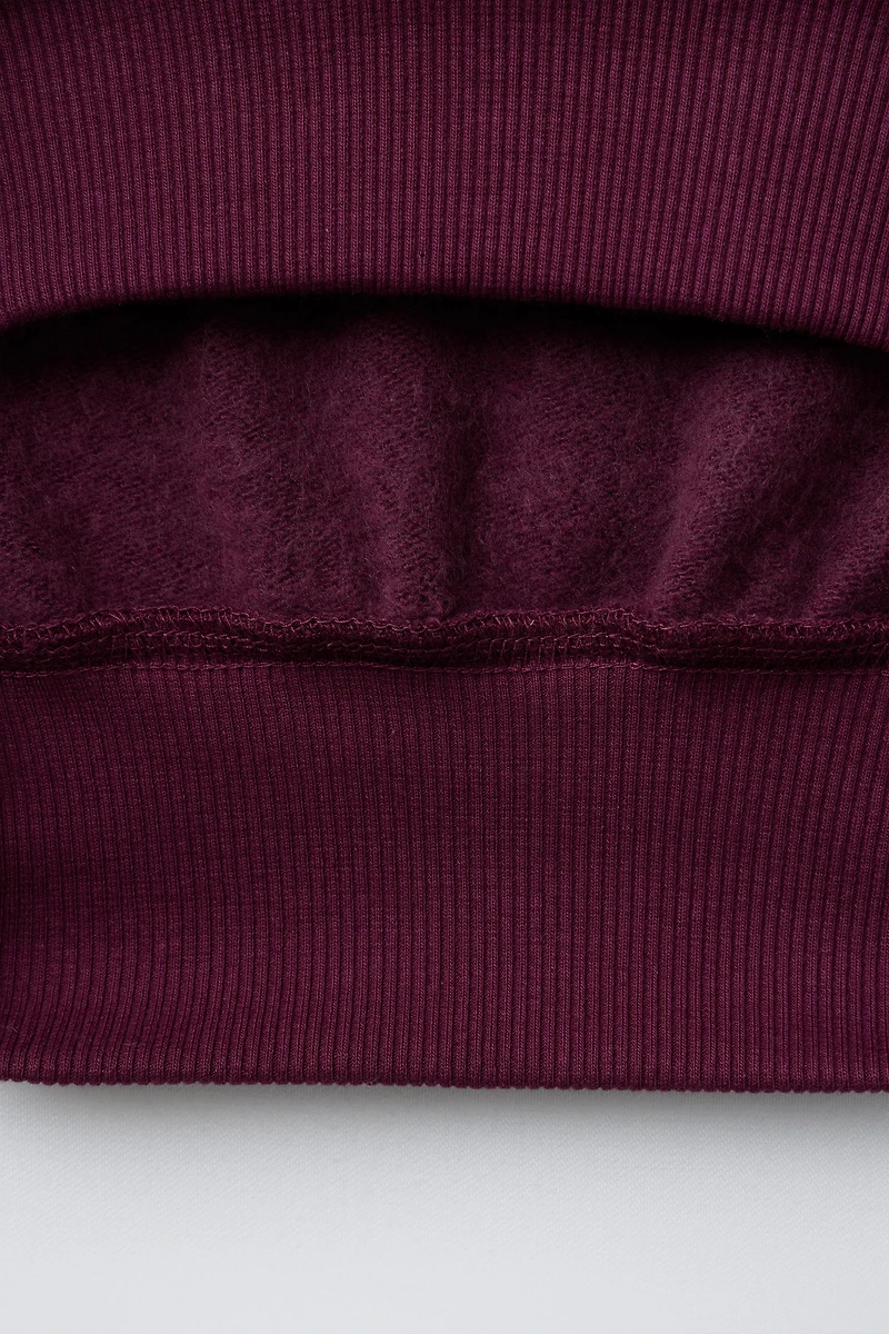 TEXT HOODIE SWEATSHIRT