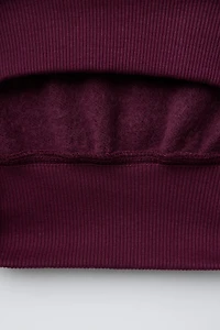 TEXT HOODIE SWEATSHIRT