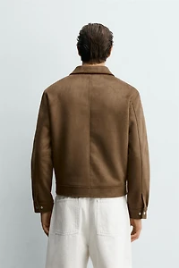 BLOUSON COURT regular fit EFFET DAIM