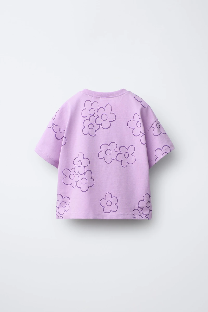 T-SHIRT À FLEURS