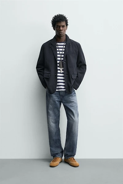 BLAZER RELAXED FIT COTON