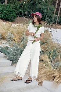 EMBROIDERED TROUSERS ZW COLLECTION