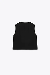 ZW COLLECTION DOUBLE-BREASTED BUTTON VEST