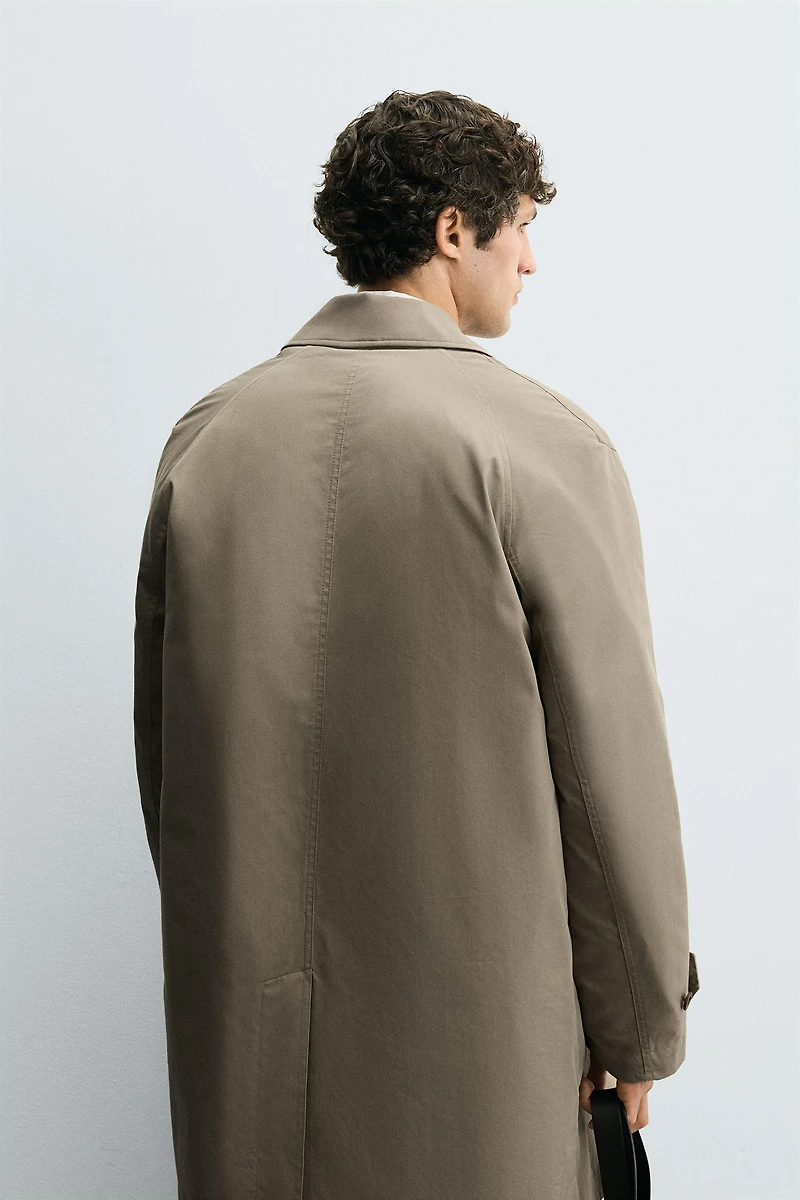 TRENCH COAT WITH REMOVABLE LINING