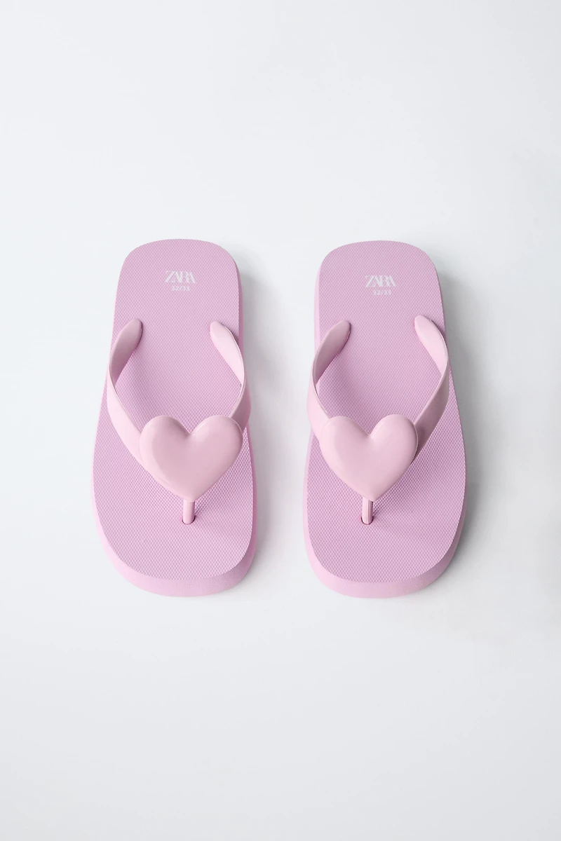 SANDALES DE BAIN CŒUR