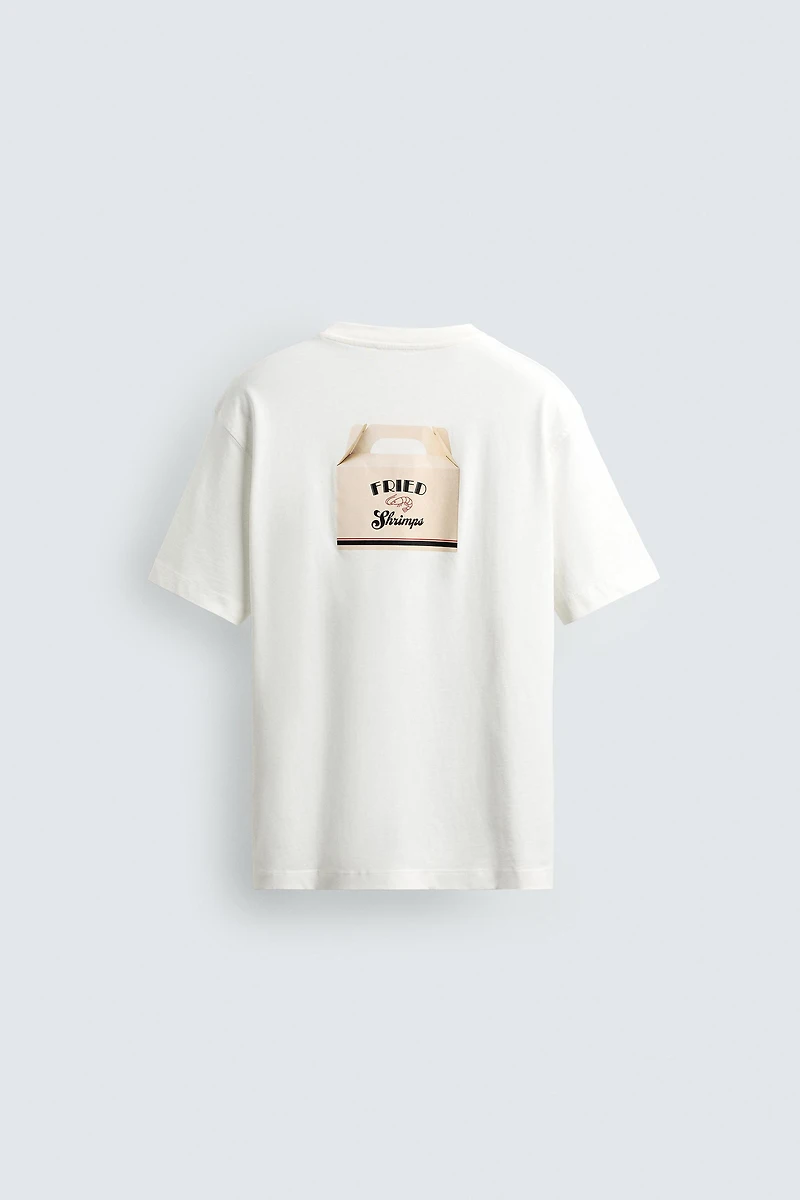 REGULAR FIT EMBROIDERED COMBINATION T-SHIRT