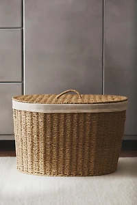 PANIER COFFRE AVEC COUVERCLE
