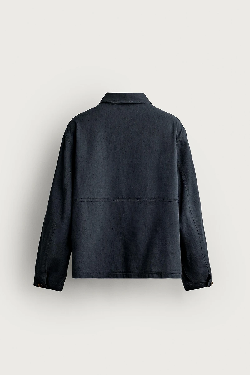 RELAXED FIT POCKET OVERSHIRT