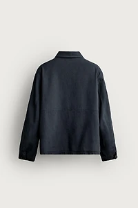 RELAXED FIT POCKET OVERSHIRT