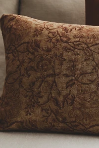 FLORAL PRINT THROW PILLOW COVER