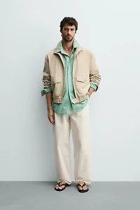 COTTON-LYOCELL REGULAR FIT JACKET