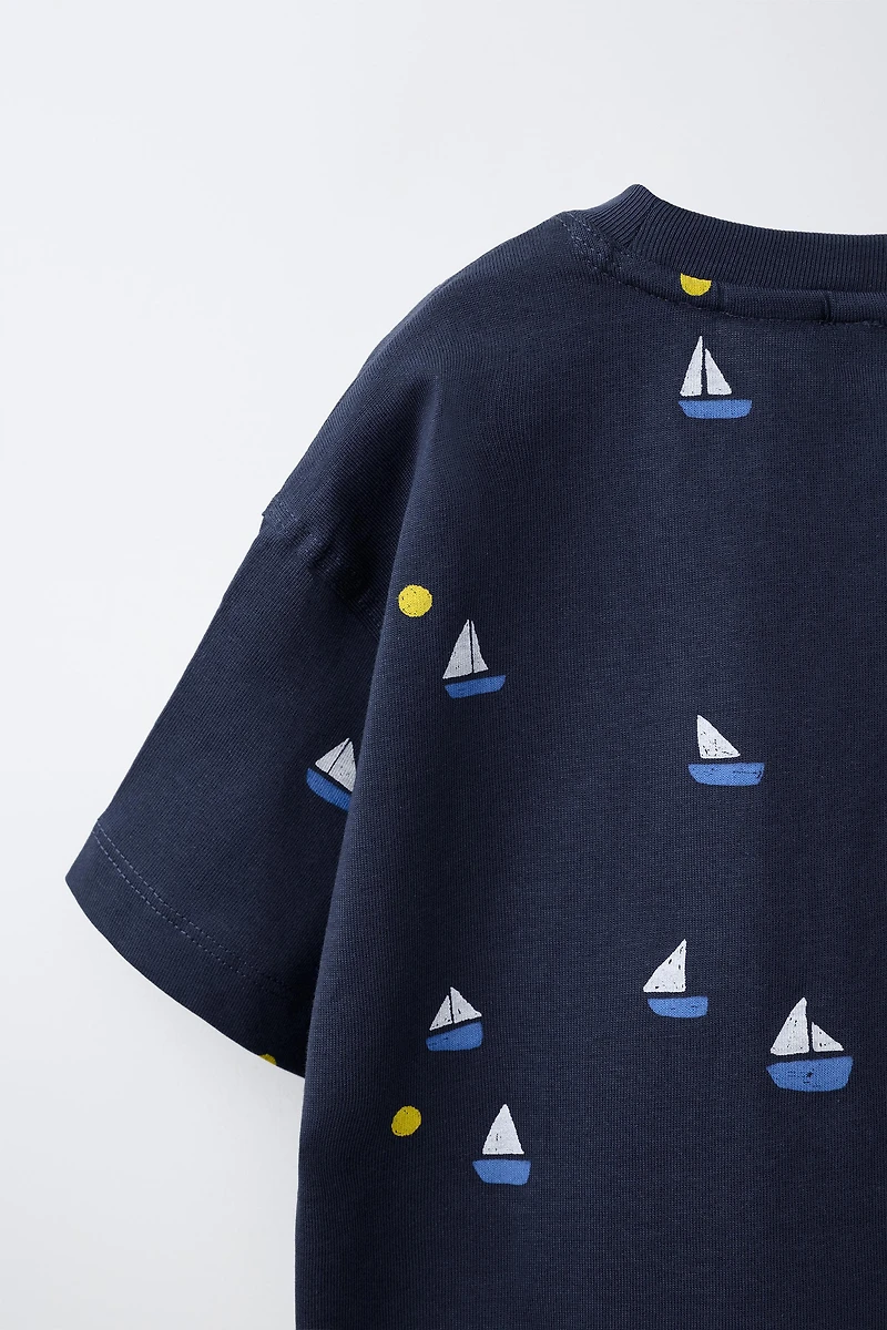 T-SHIRT IMPRIMÉ CRABES