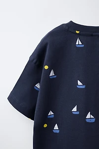 T-SHIRT IMPRIMÉ CRABES