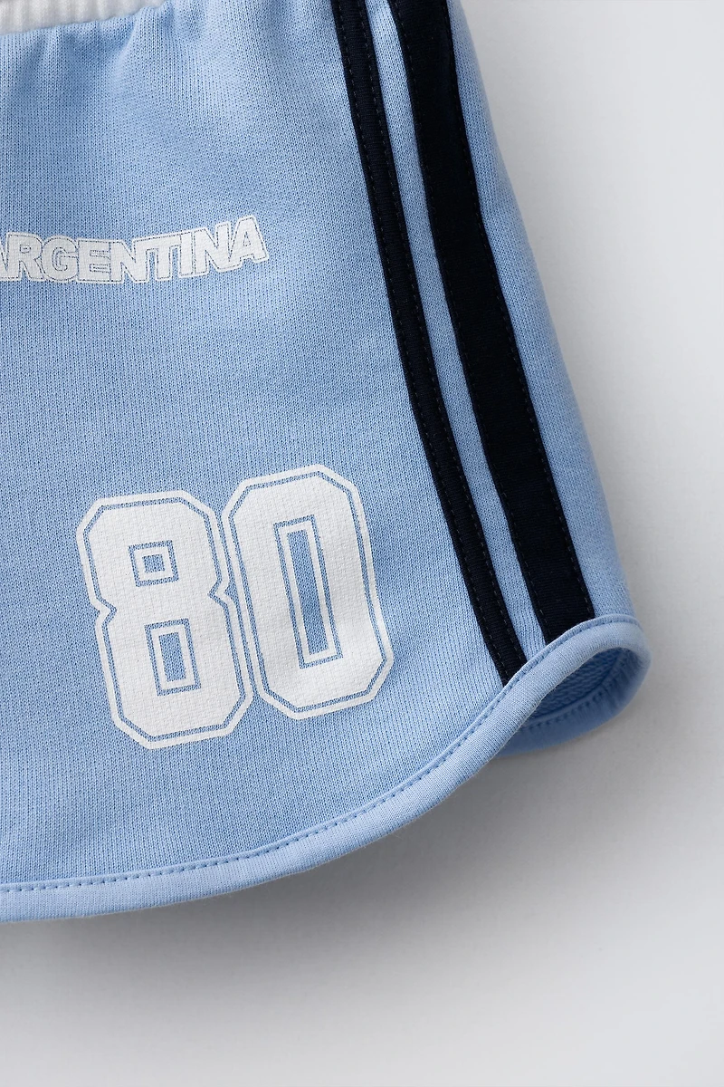 ARGENTINA PRINT SHORTS