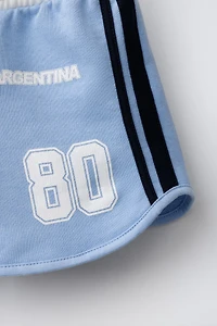 ARGENTINA PRINT SHORTS