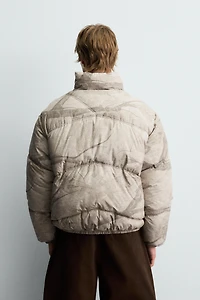 VESTE MATELASSÉE IMPRIMÉ ABSTRAIT