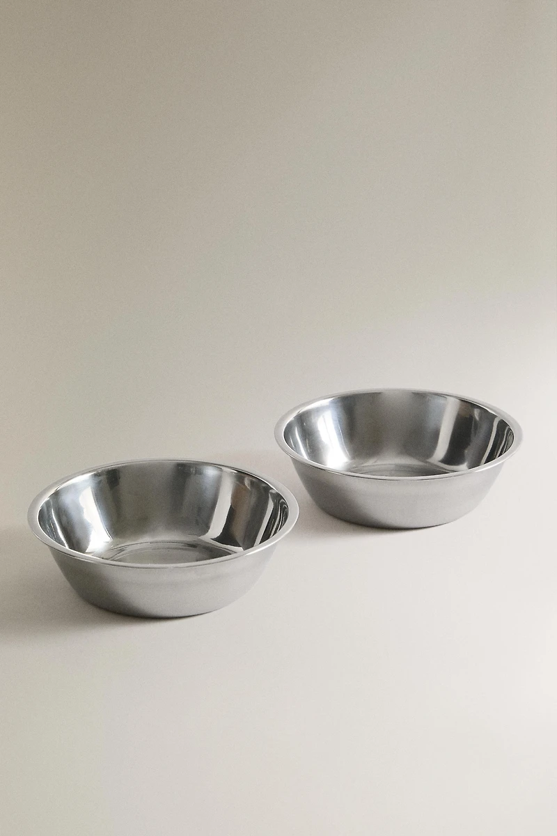 PET FOOD BOWL SET WITH CASE